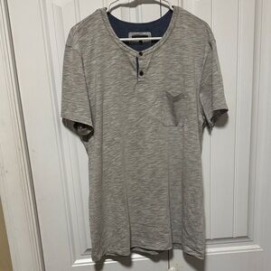RW&CO. Light Gray Short Sleeve Henley
